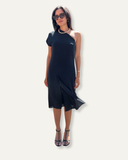 Joseph Silk One Shoulder Dress