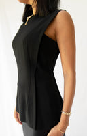 Alexander Wang Stitch Detail Peplum Top