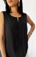 Calvin Klein Pleat Detail Top