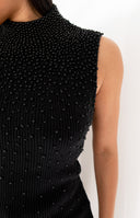 Iris Beaded Cotton Knit