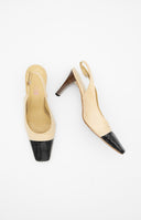 Jones Contrast Slingbacks