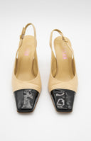 Jones Contrast Slingbacks