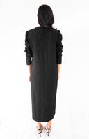 Vintage Textured Maxi Dress