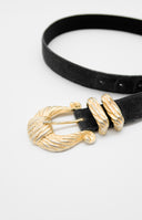 Vintage 90’s Gold Buckle Belt