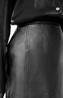Vintage Hudson Leather Skirt