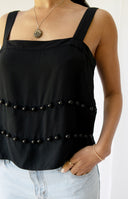 Vintage Louis Feraud Beaded Top