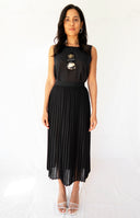Vintage Volente Pleated Skirt